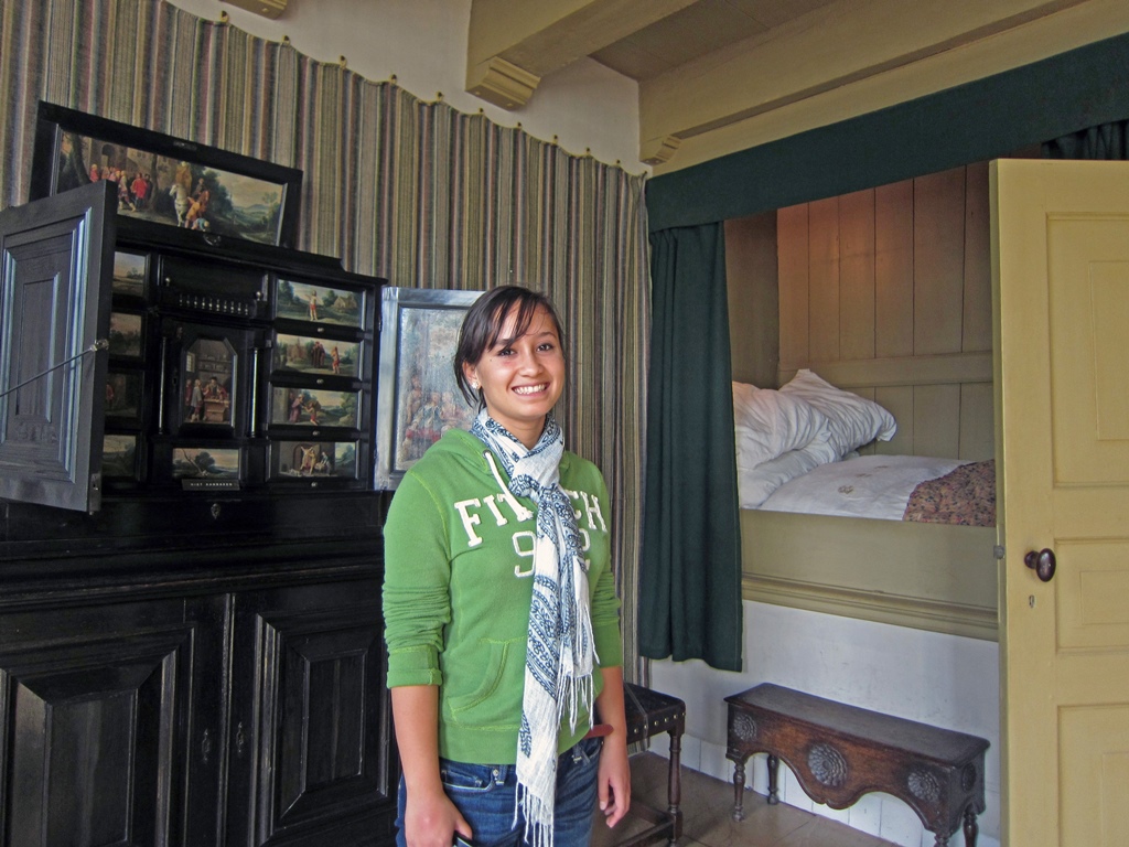 Connie with Bed and Cabinet
